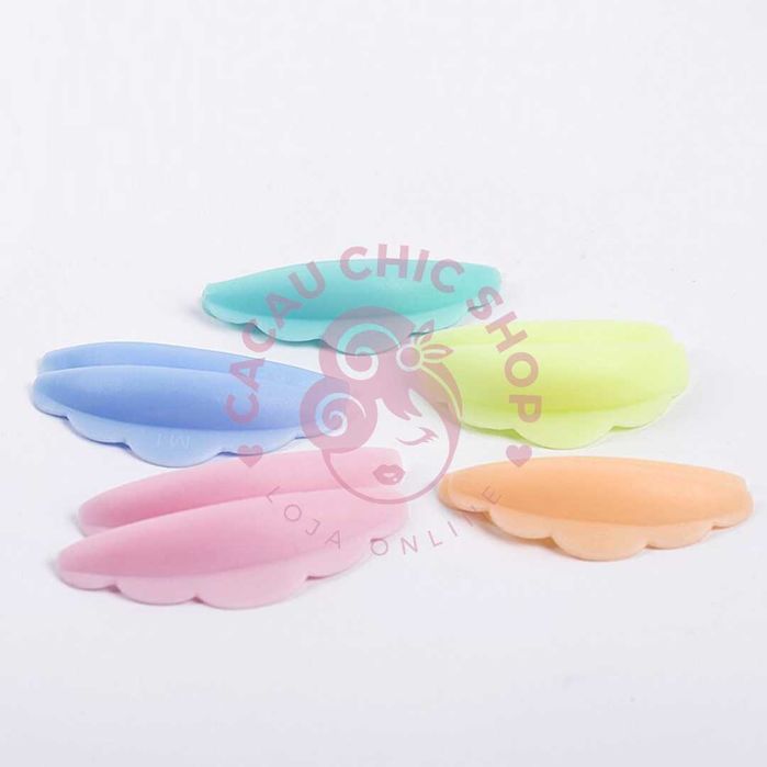 Moldes Roller Lifts em Silicone 5 pares Lash Lift