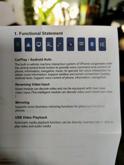 Wireless Car Play  Auto Android  / Apple