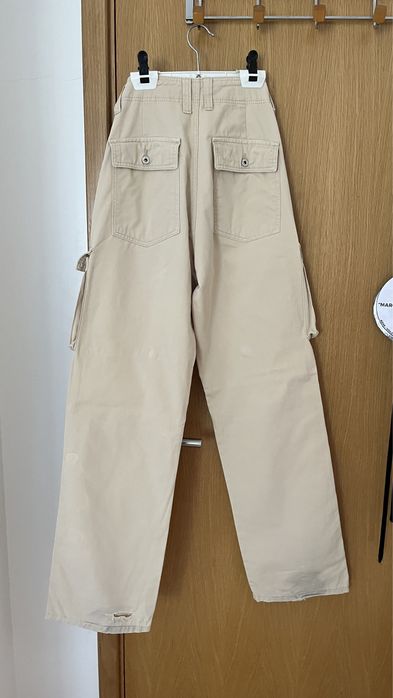 Calça cargo bege BERSHKA 34
