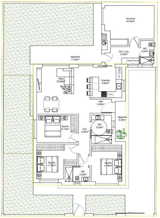 Moradia T3 + 1 C/ Piscina Nova Construção Quinta da Marquesa