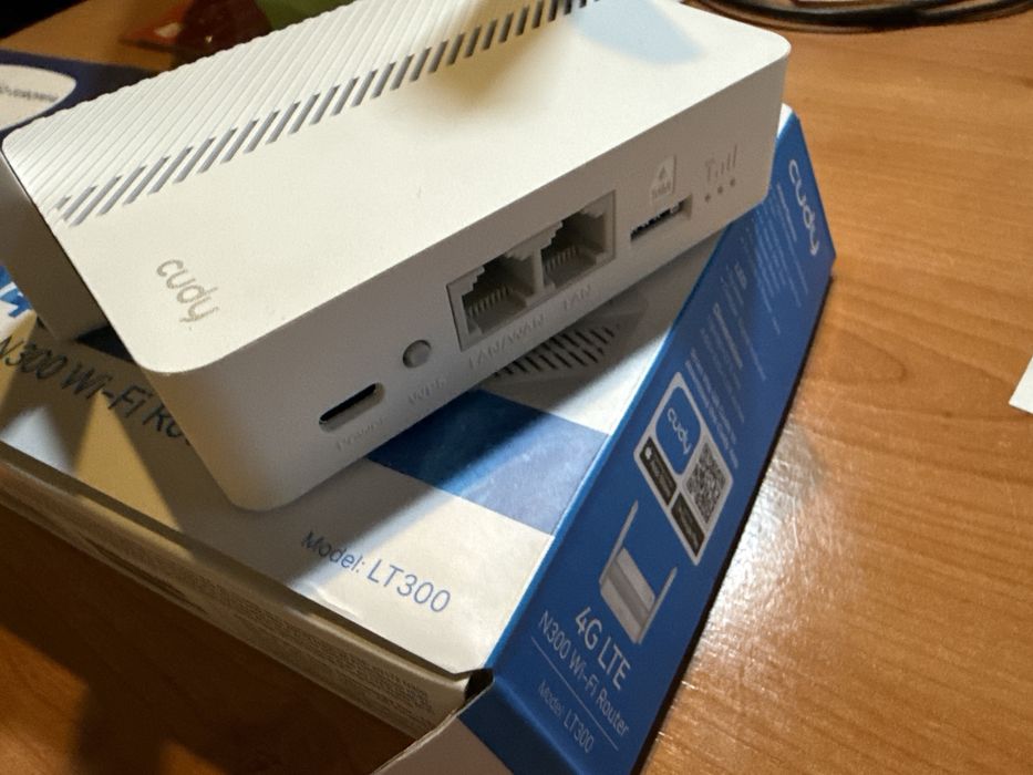 Router Internet Móvel SIM 4G LTE WiFi Cudy LT300 como novo
