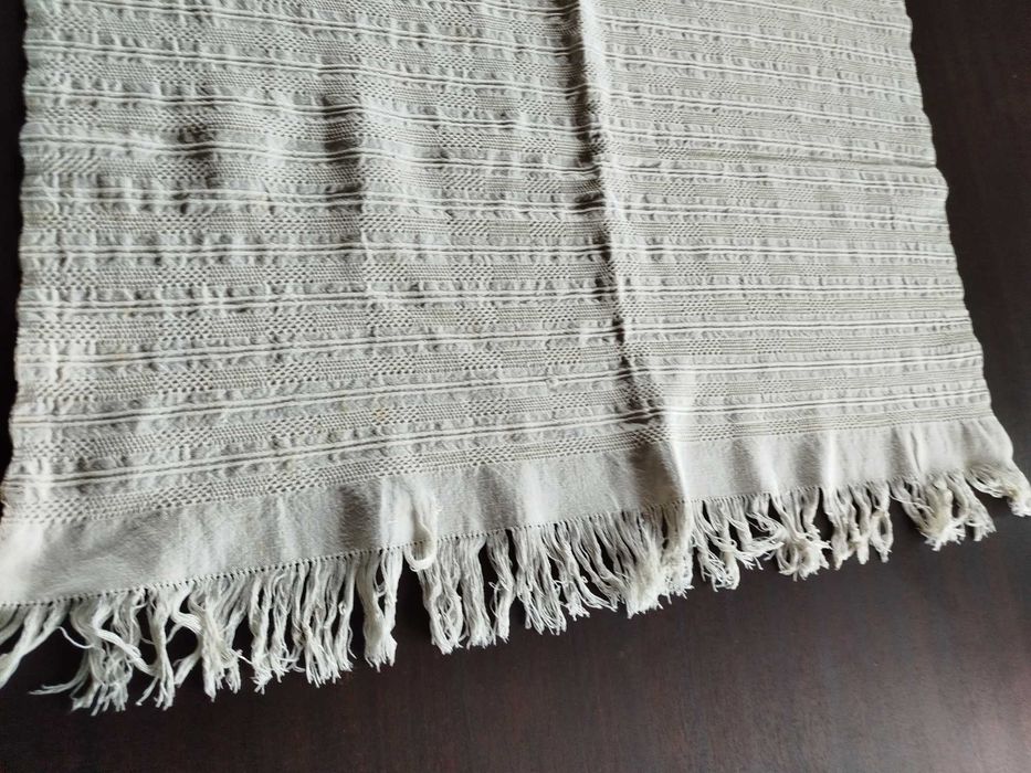 Individual em linho de mesa retangular