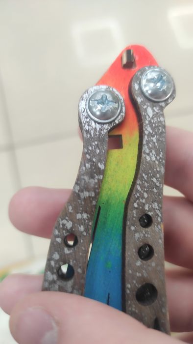 Нож бабочка дерев'яний