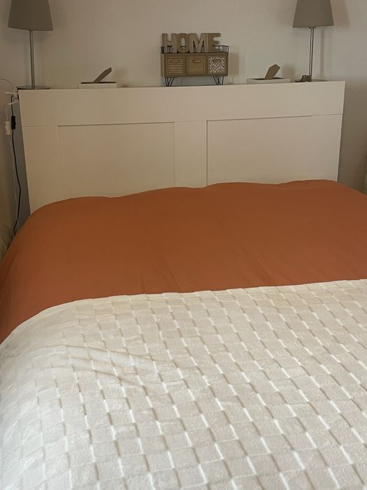 Cama Casal + Cabeceira BRIMNES