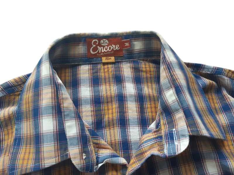 Koszula męska w kratę M Encore slim