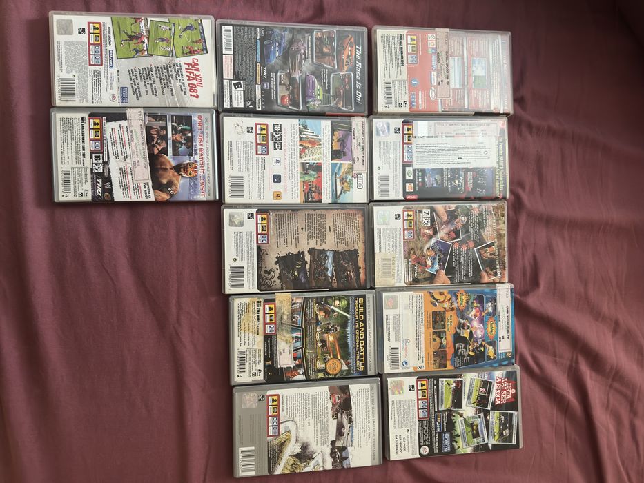Jogos da playstation portable (PSP)