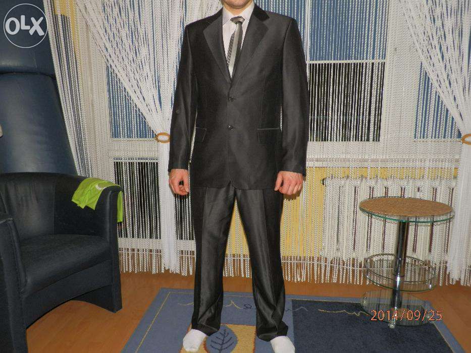 Garnitur firmy eltex 182/100/88 + koszula 42 + krawat