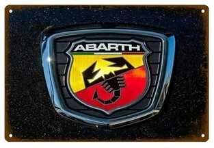 Placa decorativa Abarth