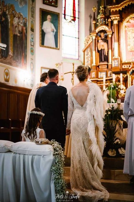 Suknia ślubna projektu Violi Piekut