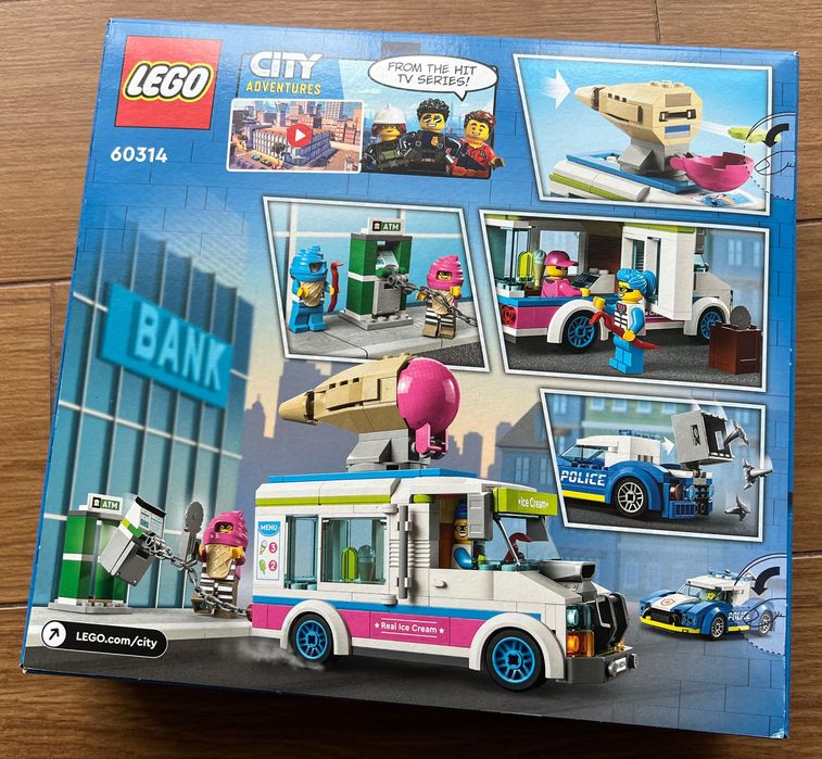LEGO® 60314 City - Policyjny pościg za furgonetką z lodami