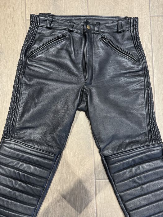 Кожані мотоштани