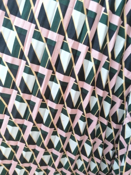 Vestido Maxi com Padrão geométrico