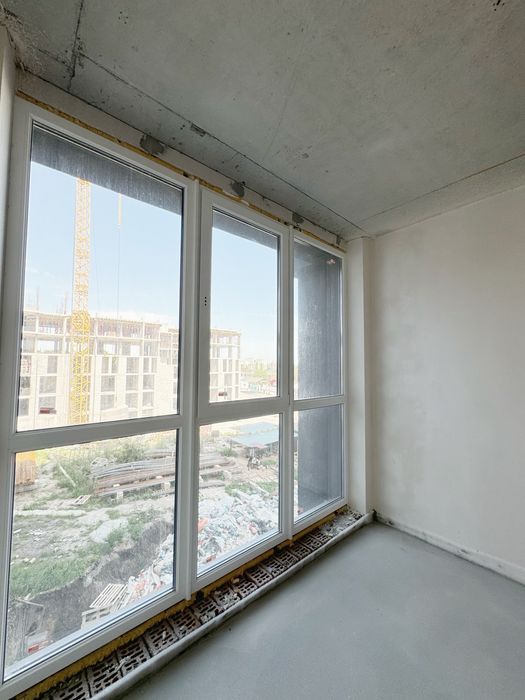 2к квартира під чистовий ремонт 65,99 м²
