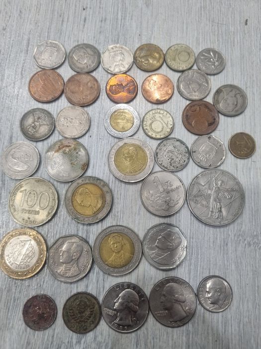 Монеты разные старые