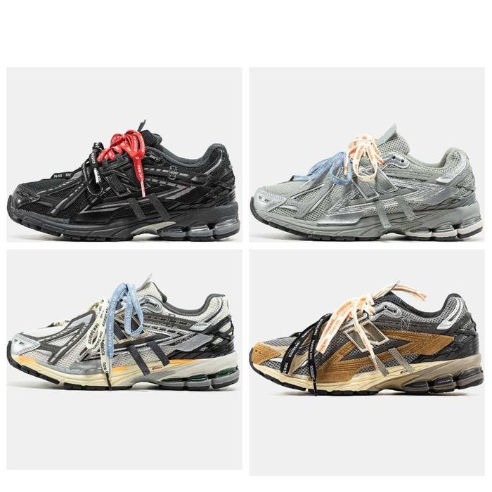 Мужские / женские кроссовки New Balance 1906A Black Silver Grey Extreme Double Laces чоловічі / жіночі кросівки нью беланс 1906A NB нб