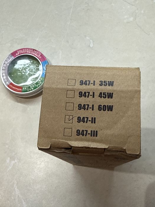 Паяльник WEP 947-II (60W) з регулюванням t° + Паста Sen Ju 100г у подарунок!