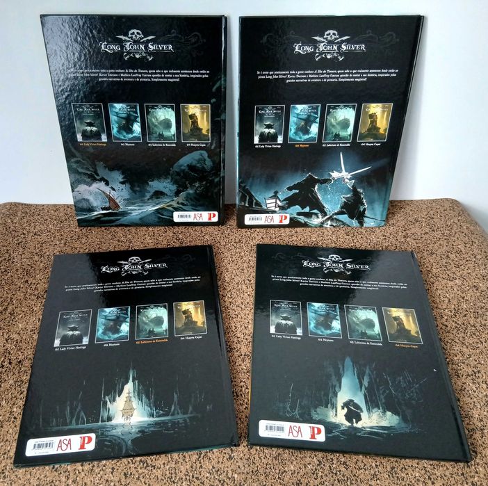 4 BDs - Long John Silver (coleção completa)