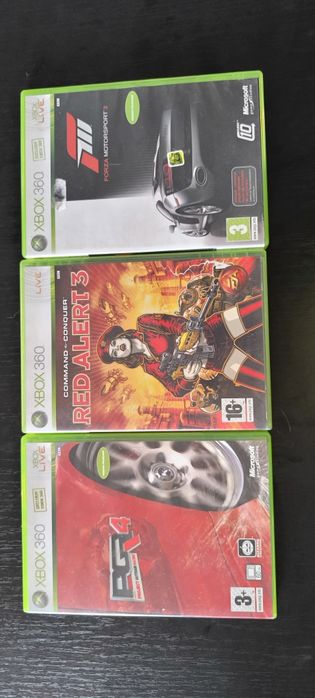 Red alert 3/Project gotham racing 4/Forza motorsport 3 Xbox 360