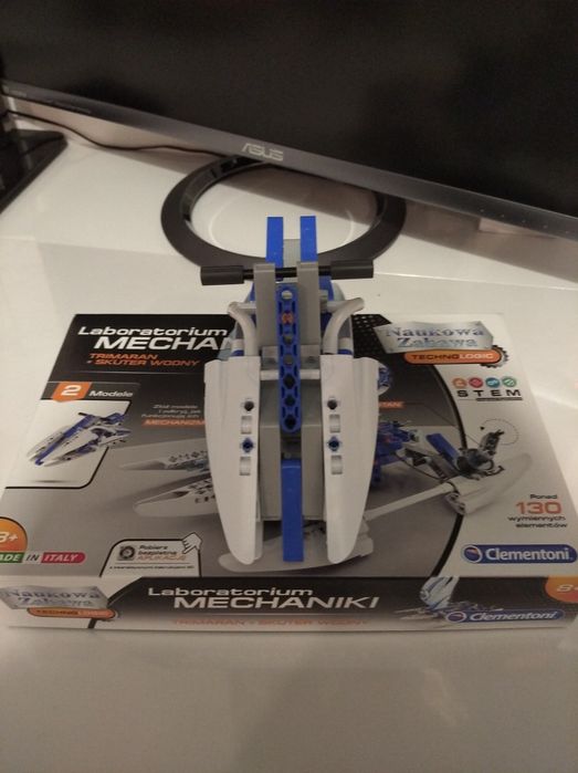 Klocki Clementoni Laboratorium mechaniki 2 modele w 1