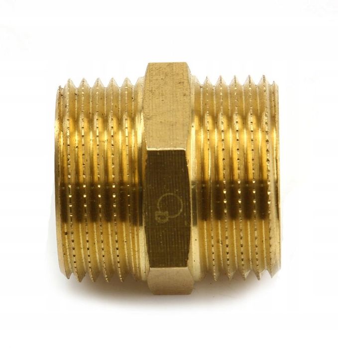Nypel Mosiężny 1 Cal Mosiądz Do Filtra Paliwa Pompy