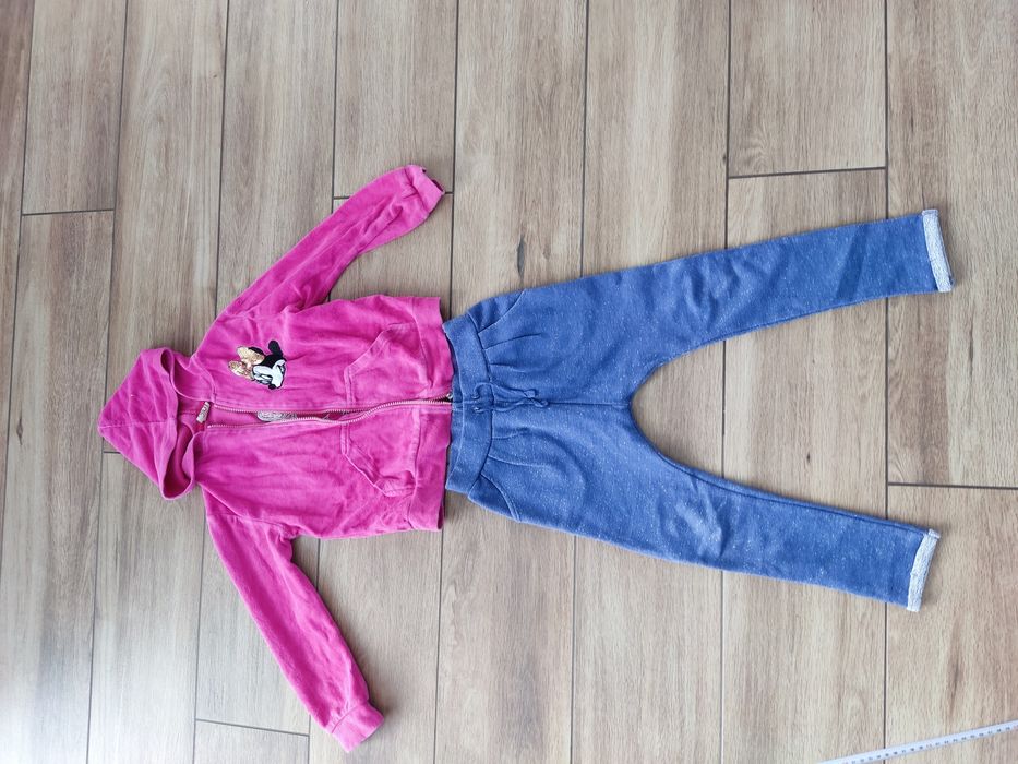 Super komplet bluza koszulka i spodnie 110-116, 5-6 lat