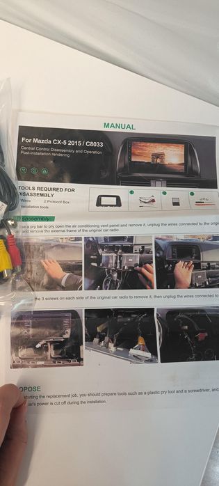 MAZDA CX5 Андроїд магнітолу, 2/64Gb, андроїд 13, НОВА