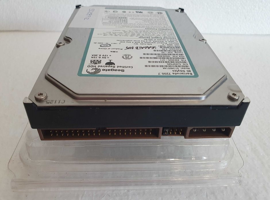 Disco rígido Seagate Barracuda 7200.7/ST340014A - 40Gb - vintage, NOVO
