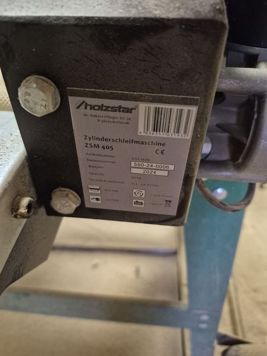 <арабанный шлифовальный станок holzstar zsm 405