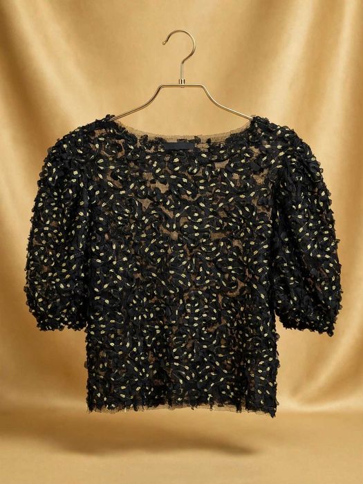 Blusa ZARA manga curta balão Tam M