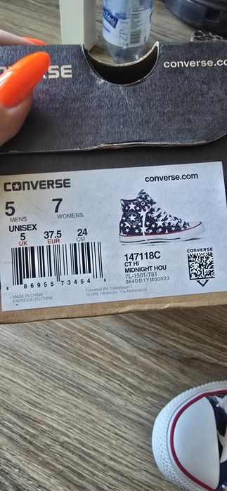 Nowe trampki Converse 37,5 24cm unikat