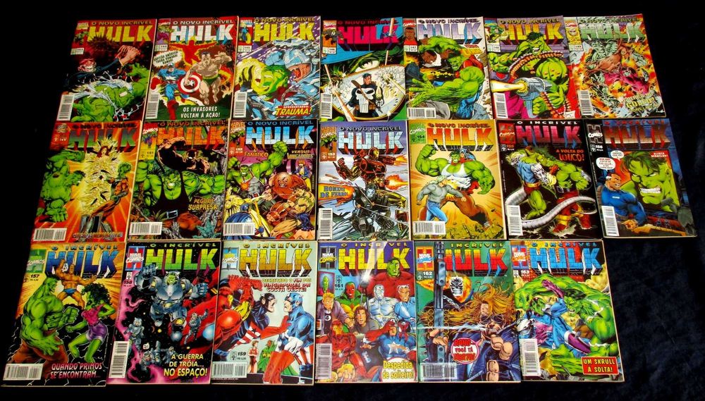 Livros BD O Incrível Hulk Abril Marvel