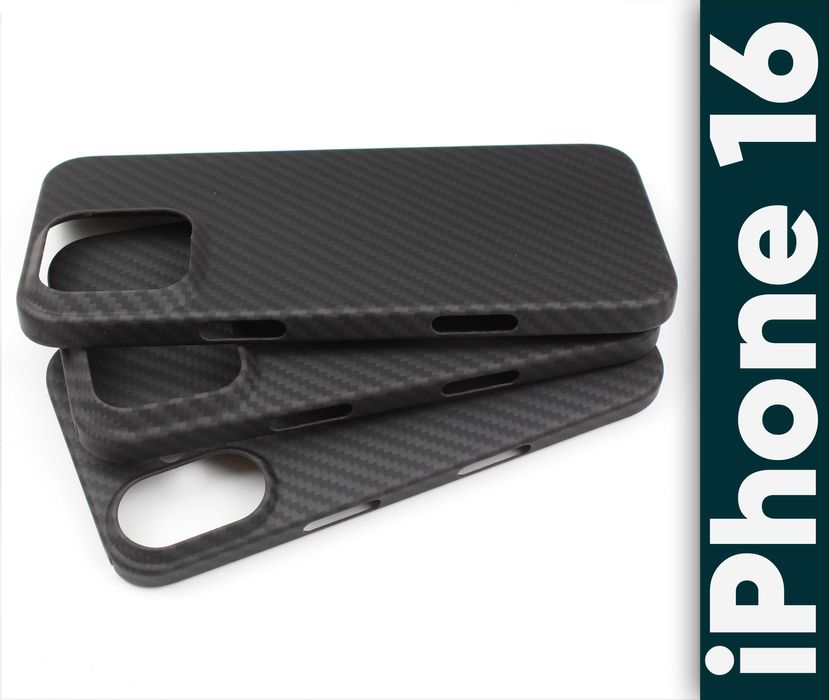 Карбоновий чохол iPhone 16 | 16 Pro | 16 Pro Max