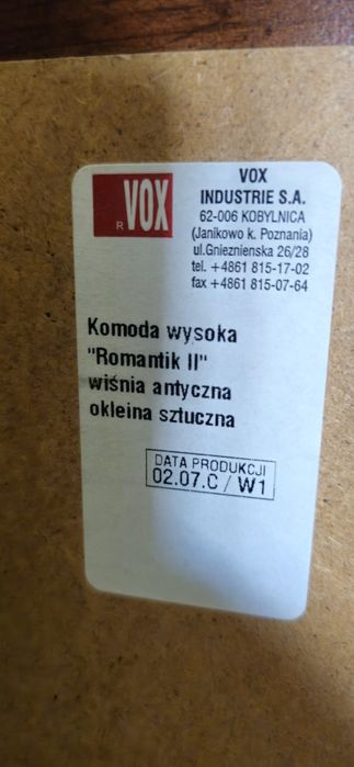 Komoda / kredens VOX