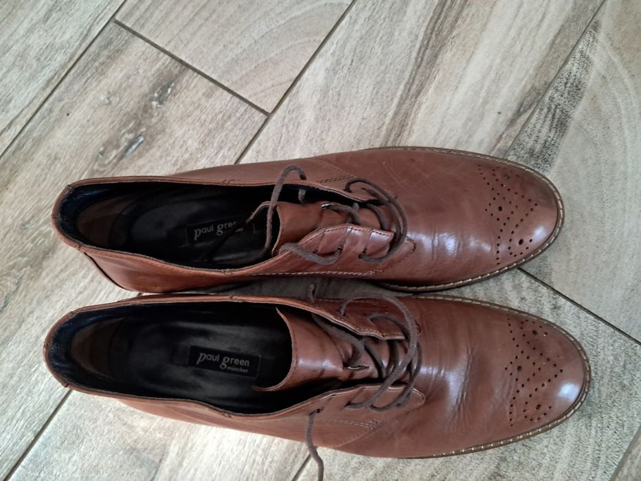 Buty półbuty skóra