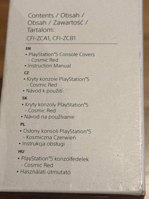 Capa vermelha para ps5