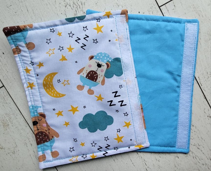 Ochraniacze na pasy. Komplet bawełniany.