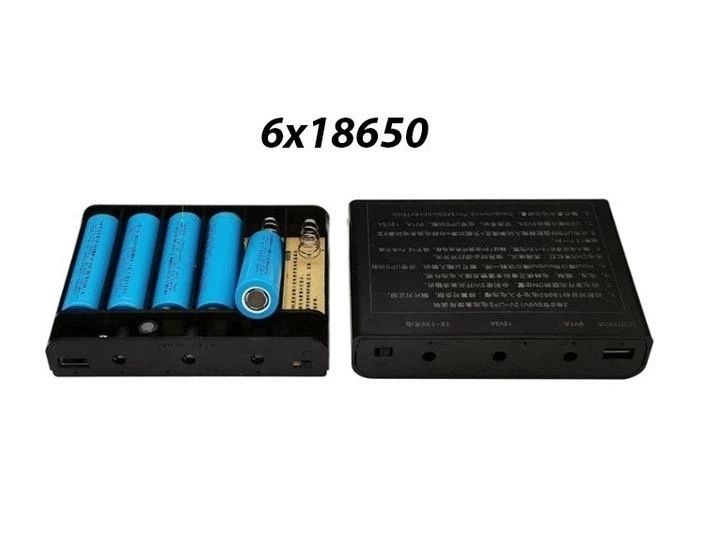 ДБЖ UPS для роутера з акумуляторами 18650 ємністю 21000 mAh