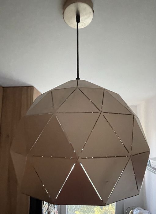 Italux Lampa wisząca HARLEY śr. 36 cm złota 1x40W E27