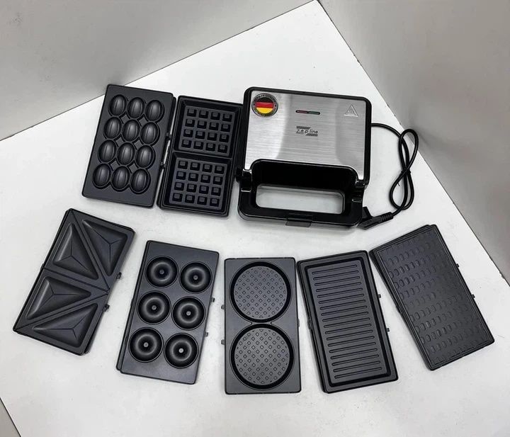 Німецький мультимейкер 7 в 1! Гриль ZP-811 Вафельниця Zepline 2200 Вт