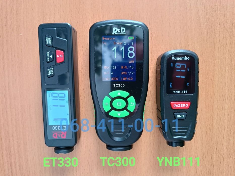Товщиномір R&D TC100  толщиномер  ET330 ET360 YNB111 YNB220  YNB777 TC100N тощинометр краски  фарби  шпаклівки шпаклёвка авто
