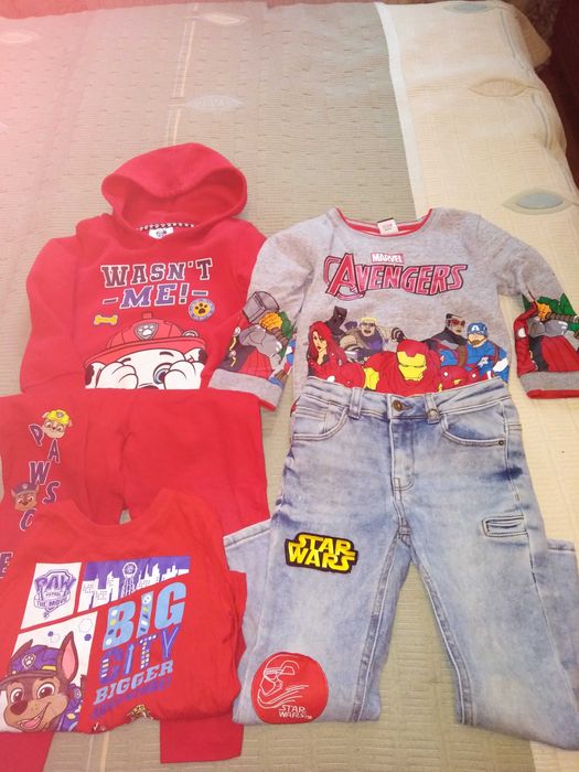 Zestaw ubrań dla chłopca 110-116