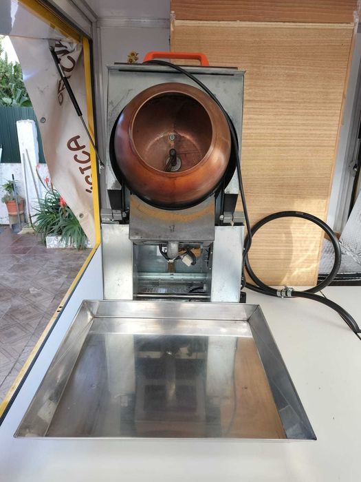 Maquina de caramelizar frutos secos