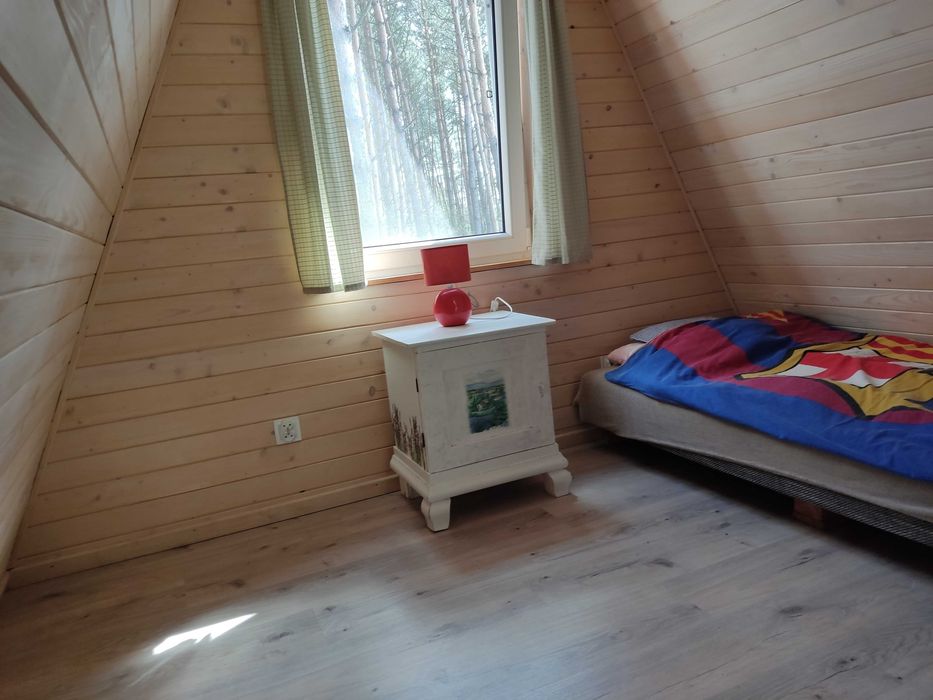 Do wynajęcia domek typu Brda w lesie przy łowisku, agroturystyka.