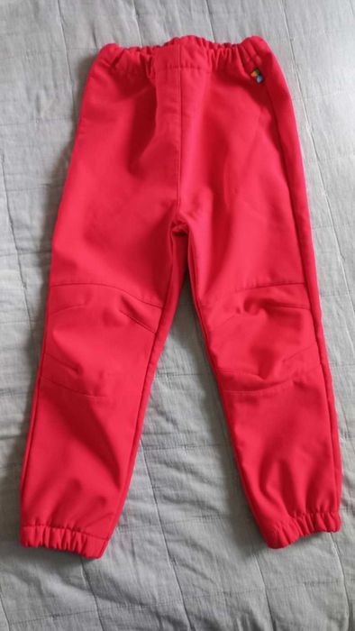 Czerwone spodnie softshell MyBasic 110-116