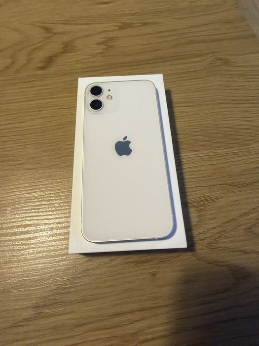 iPhone 12 mini, biały, 64GB+ 5 etui
