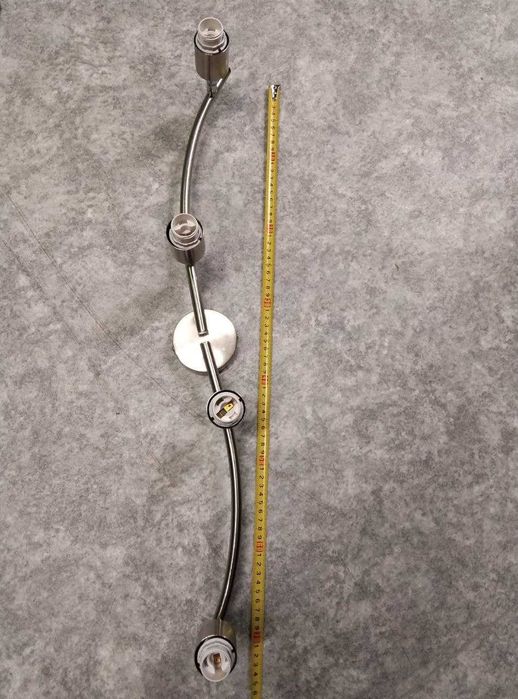 Світильник бра на 4 лампи, нержавіюча сталь, светильник