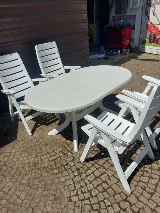 Krzesła ogrodowe 4sztuki  stół komplet krzesło ogrodowe