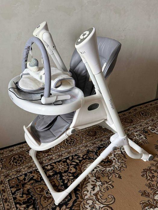 Стульчик для кормления 3-в-1  Carrello Triumph Cloud Grey