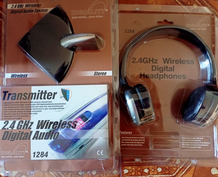 Słuchawki bezprzewodowe 2,4ghz