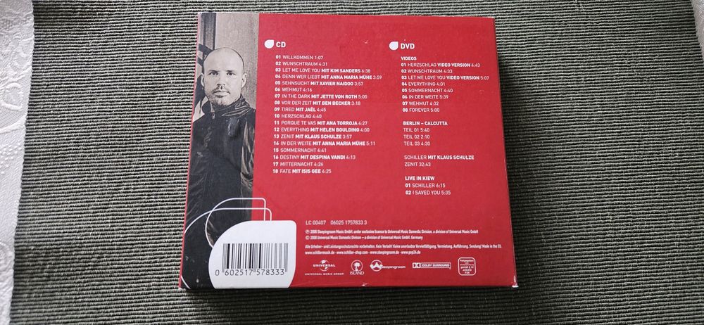 Schiller  - Sehnsucht. Cd + dvd.